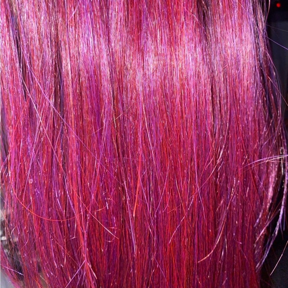 Red/purple highlights wig - Picture 5 of 9